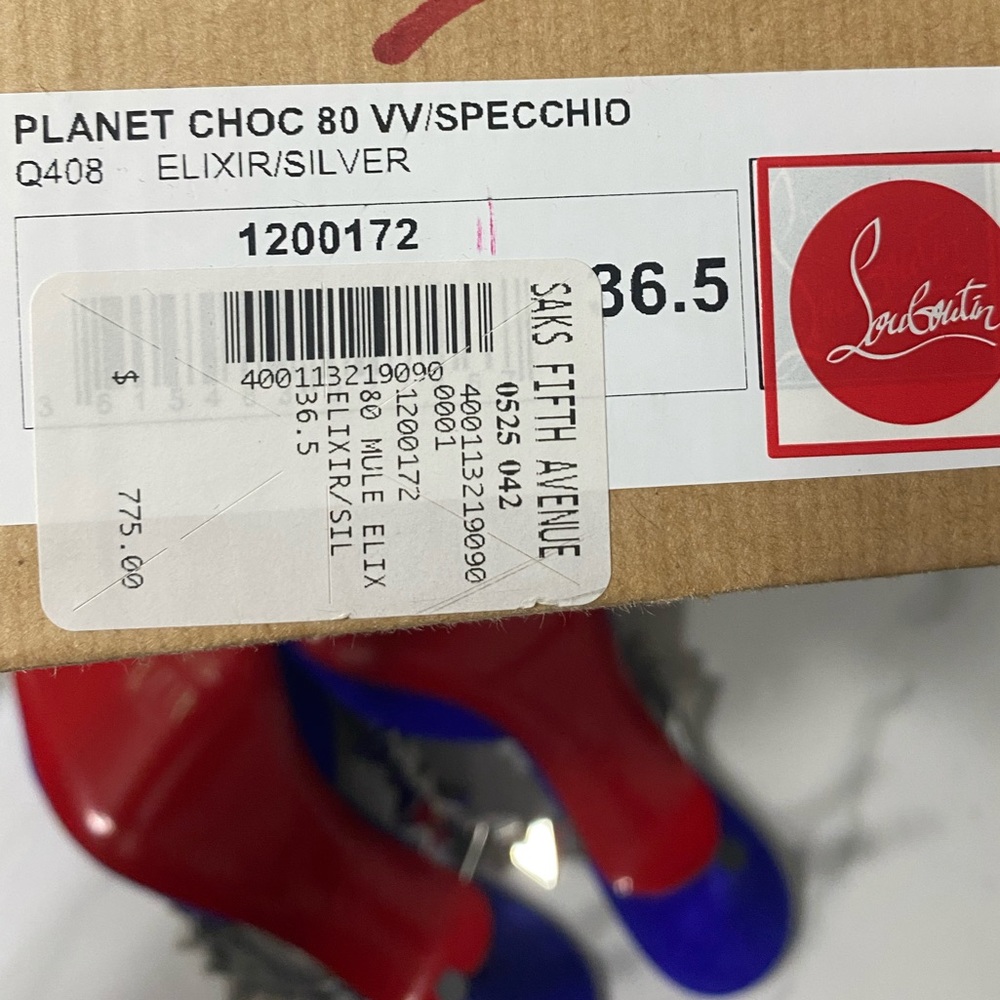 CHRISTIAN LOUBOUTIN
Planet Choc 80In Elixir/silver - Picture 8 of 13